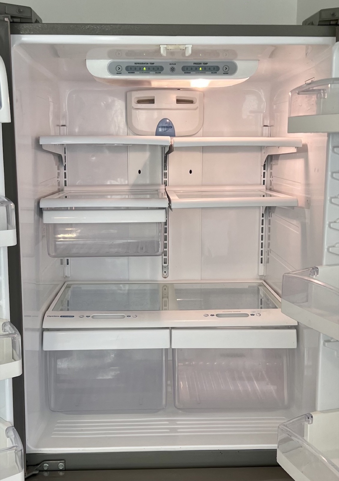 A fridge after a TipTop move-out clean