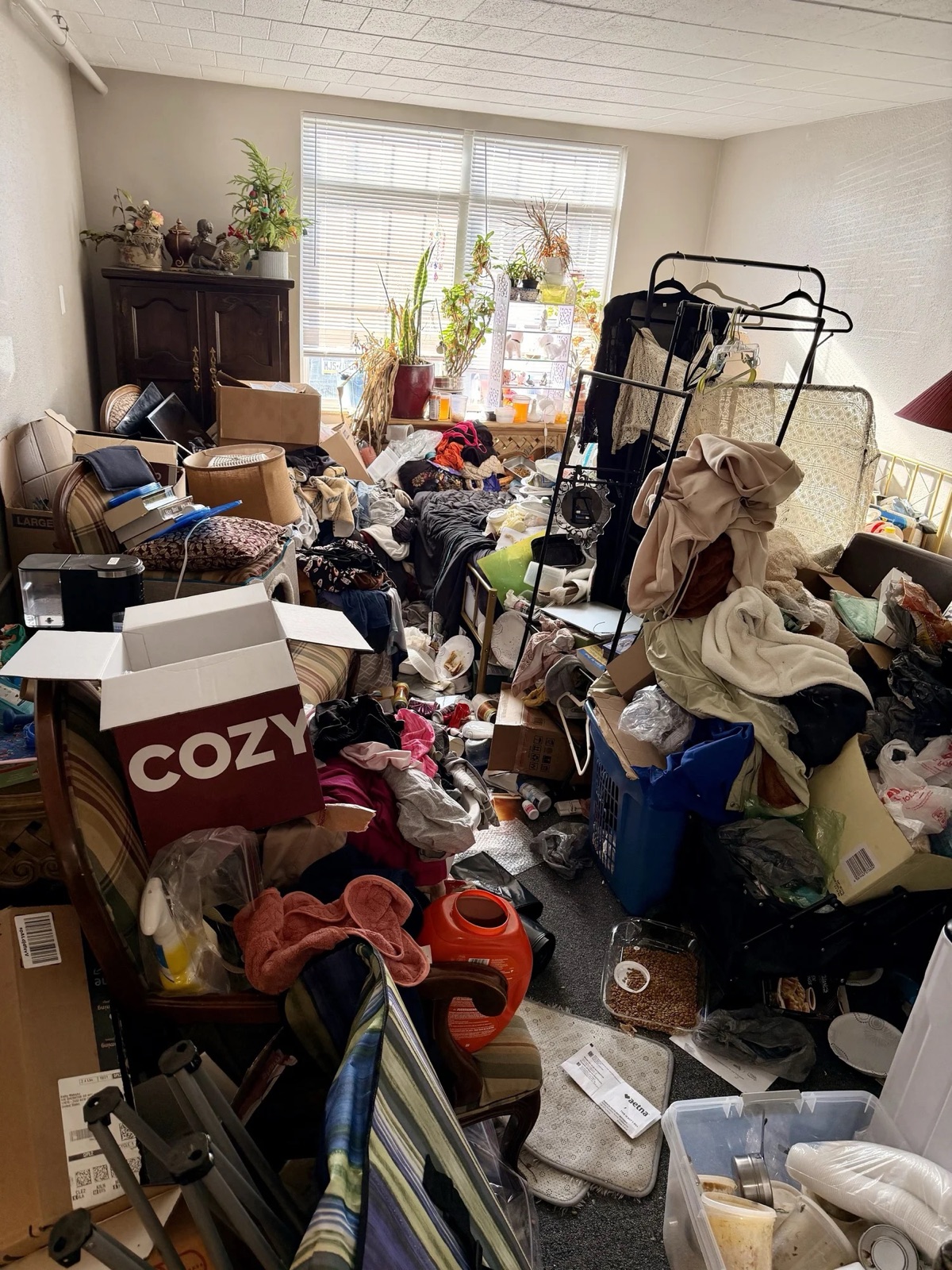 A room cleanout by TipTop, before